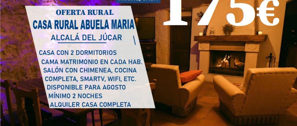 Oferta Casa Rural Abuela Maria - Tuserco