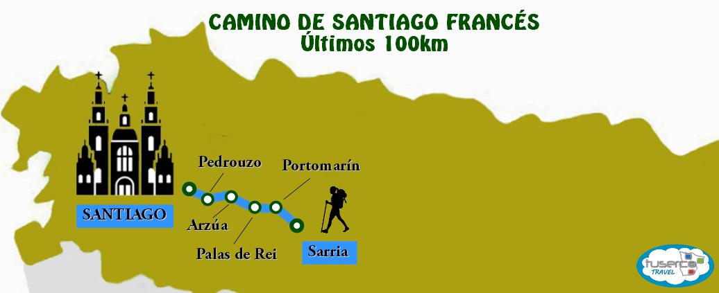 Camino de Santiago Francés Últimos 100 KM desde Sarria