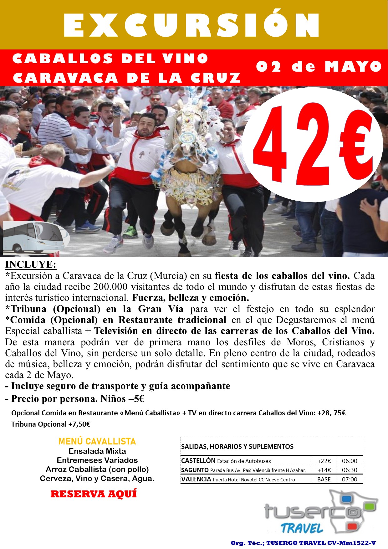 Cartel de Fiesta de los Caballos del Vino Caravaca