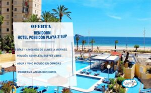 Oferta Hotel Poseidon Playa 3* Benidorm