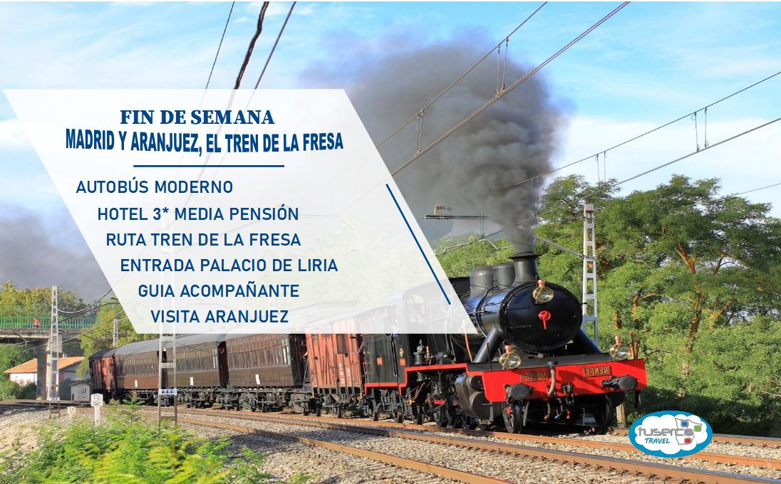 Madrid y Aranjuez, tren de la fresa
