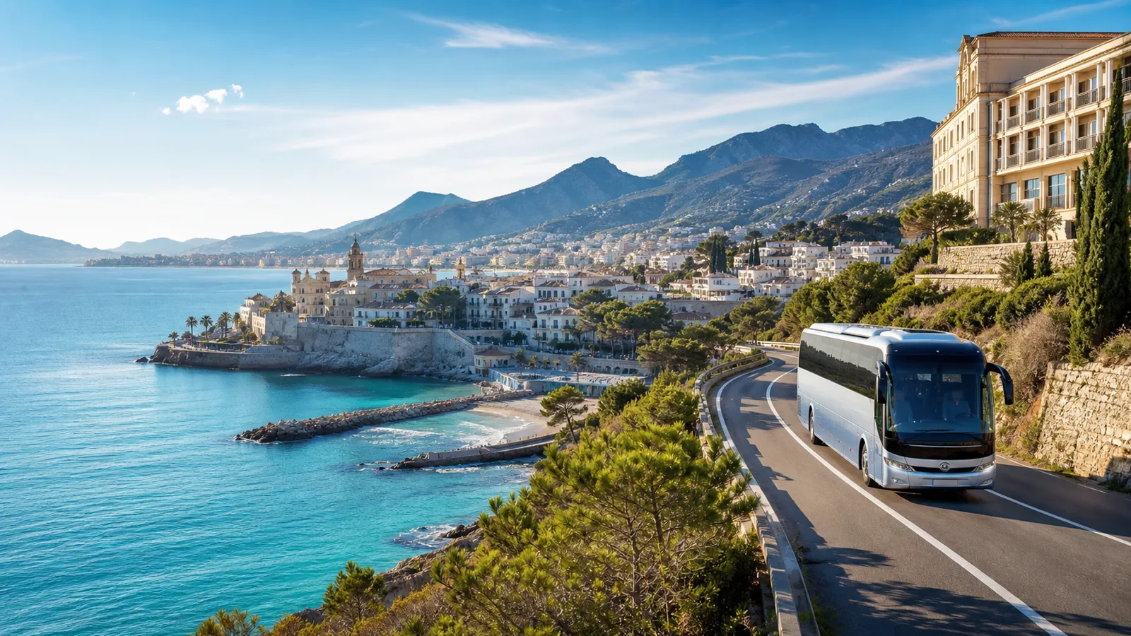 Viaje organizado en autocar por la costa de España