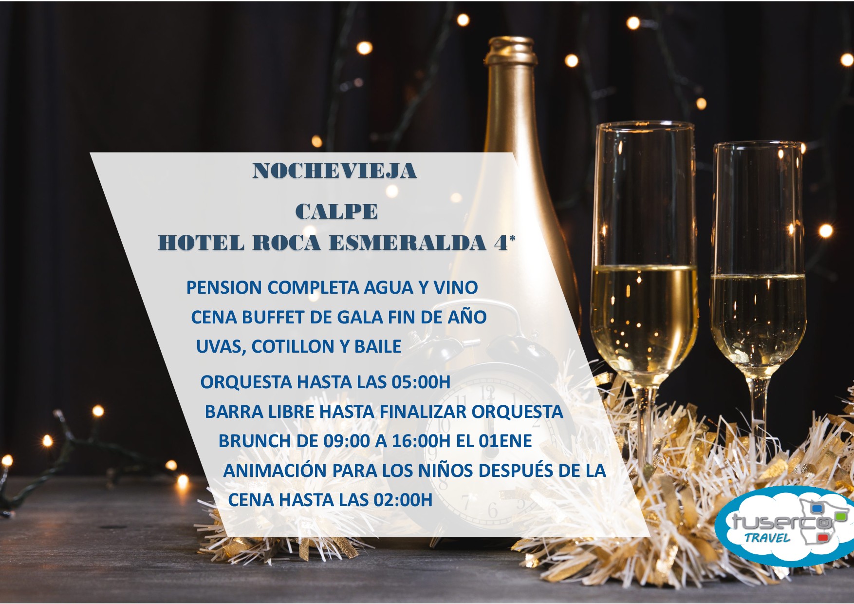 Oferta Nochevieja Calpe Hotel Roca Esmeralda 4*